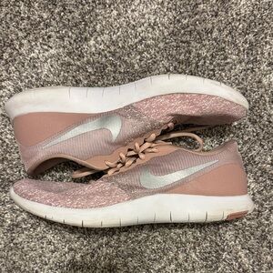 Nike Women's Blush and White Sneakers